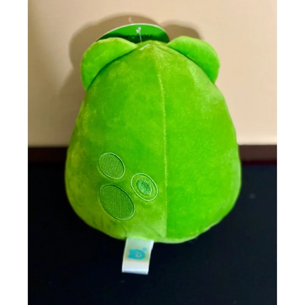 Anirollz Pandaroll Dog in Green Frog Costume Plush Toy 6 Inch Squishy Soft
